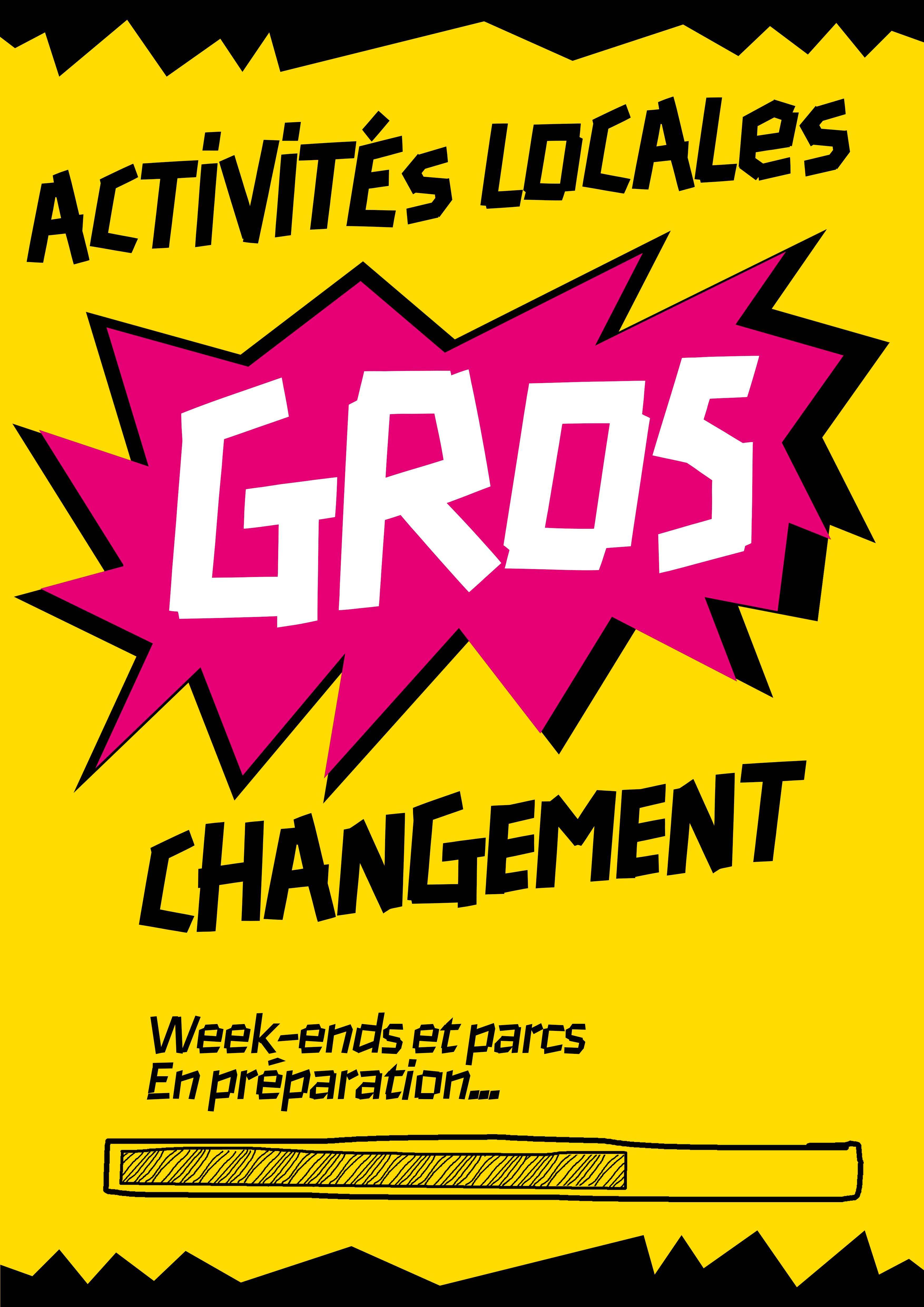 Changement activités locales