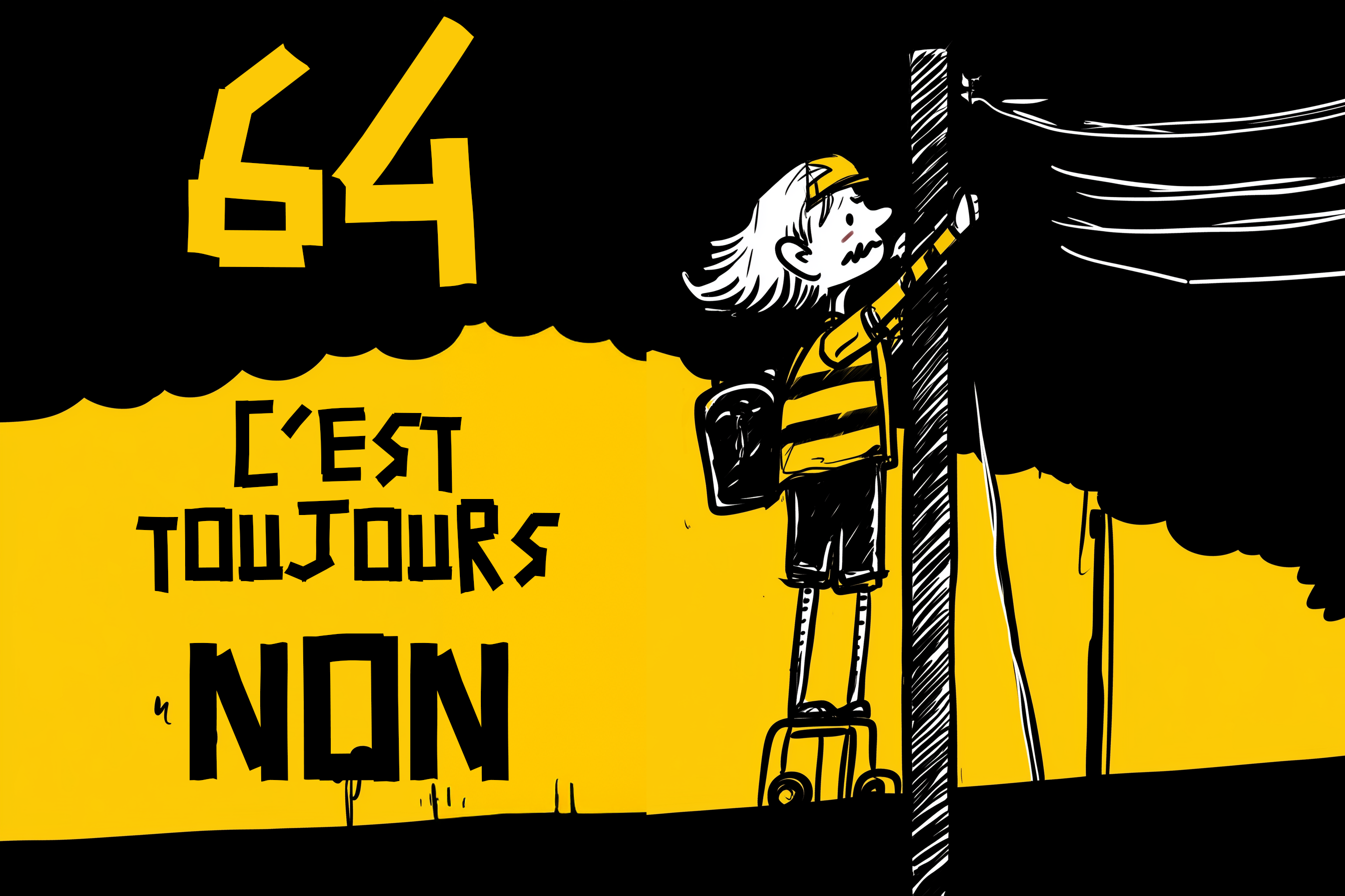 RETRAITES : 64 ANS C'EST TOUJORUS NON !